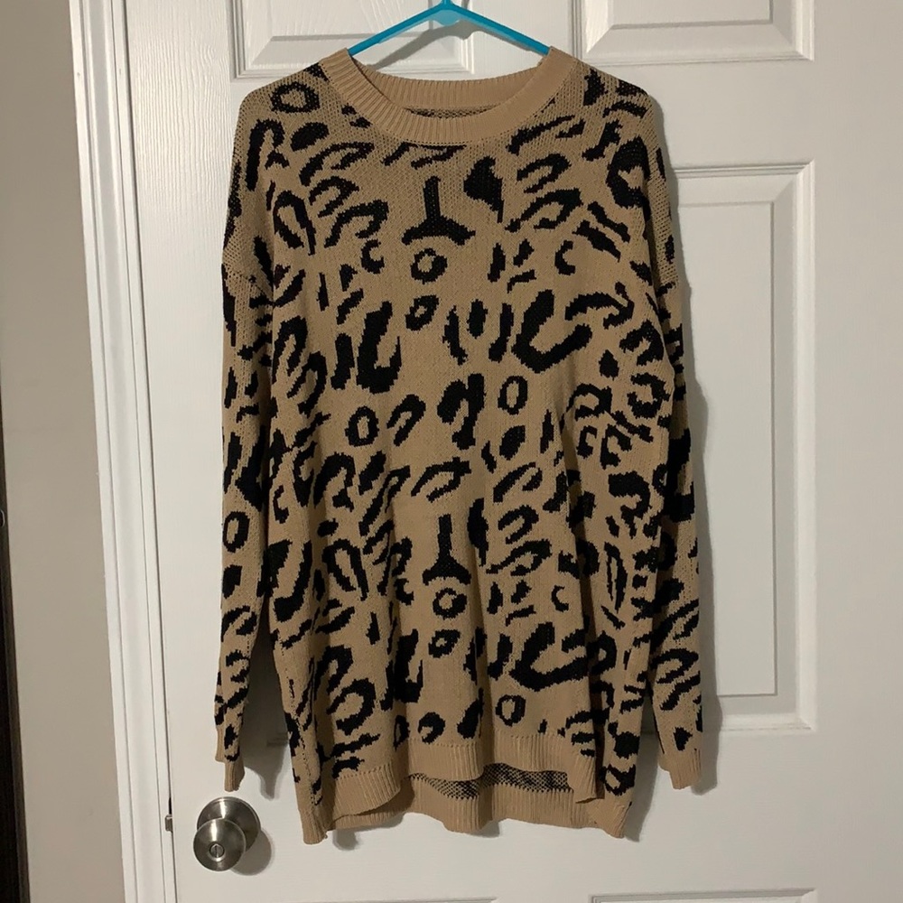 Cheetah sweater